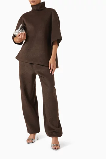 Delancey Mockneck Top in Wool