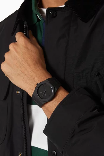 Polycarbon Crushed Watch, 40.5mm