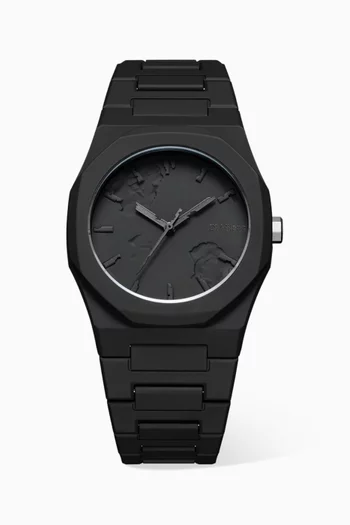 Polycarbon Crushed Watch, 40.5mm