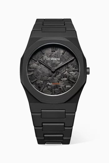 Poly Carbonium Watch, 40.5mm