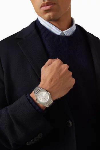 Ultra Thin Groovy Watch, 39mm