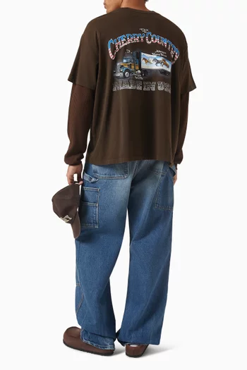 Country Road Boxy Pocket Thermal T-shirt