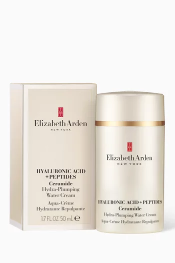 كريم مائي بحمض الهيالورونيك والببتيدات والسيراميد لترطيب البشرة وملئها، 50 ملل