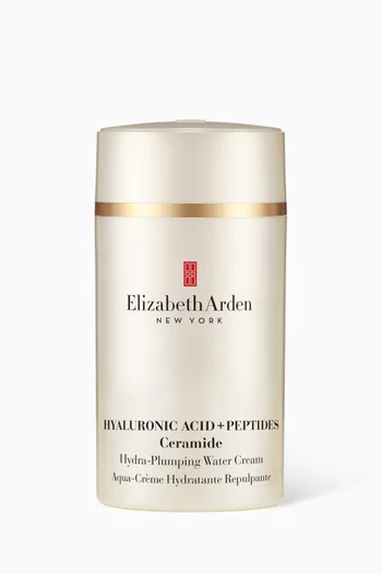 كريم مائي بحمض الهيالورونيك والببتيدات والسيراميد لترطيب البشرة وملئها، 50 ملل