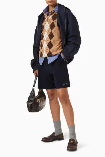 Zip Polo Shirt in Cashmere