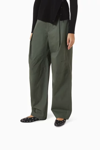 حذاء باليرينا هالو بكعب مسطح جلد