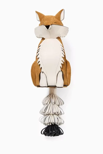 Critters Ginger Fox Coin Purse in Suede