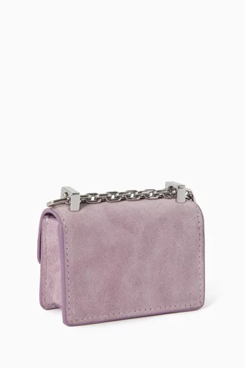 Nano Deco Bag Charm in Suede