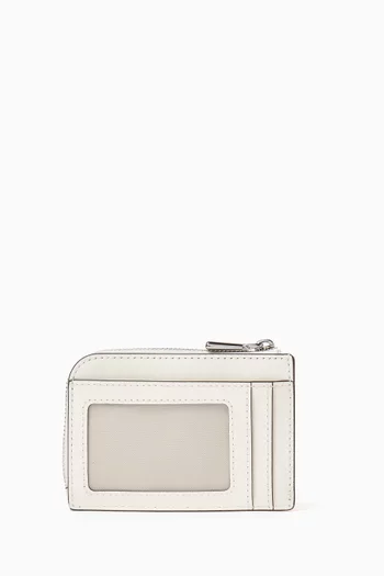 Mini "I Love You" Card Case in Leather