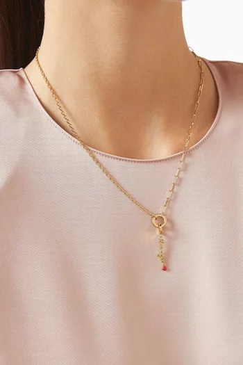 One In A Million Charm in Plated Metal