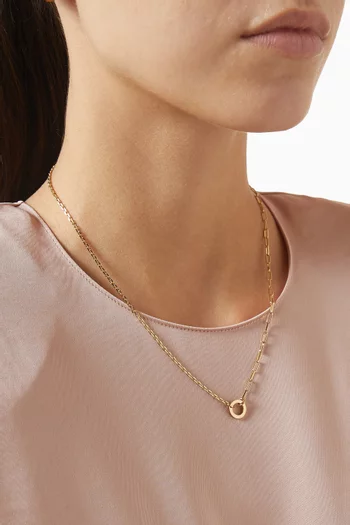 One In A Million Mixed Chain Necklace in Plated Metal