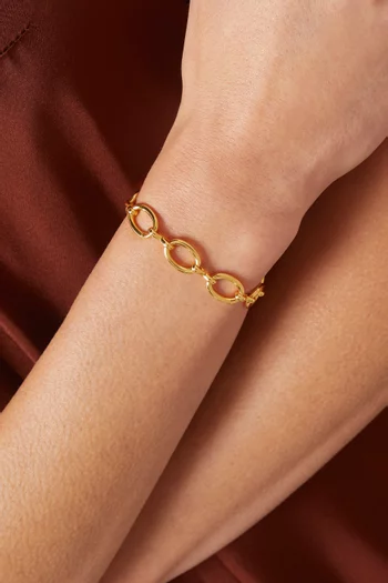 One in a Million Bracelet in Gold-tone Brass