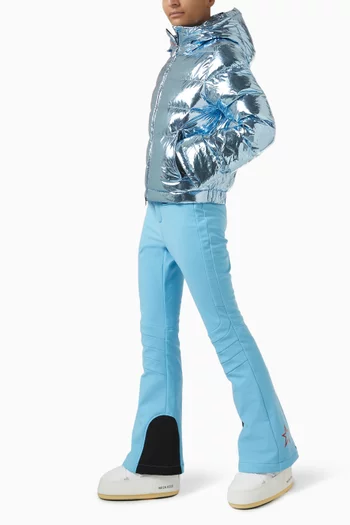 بنطال تزلج اورورا بقصة واسعة وخصر مرتفع