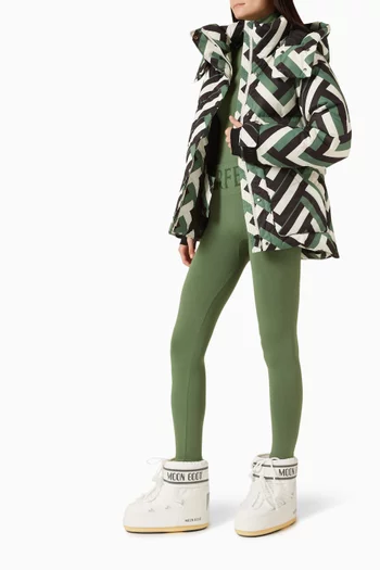 جاكيت باركا كورتينا مبطن بالزغب