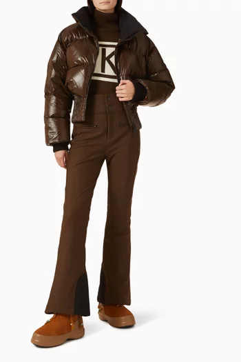 Aureta Down Bomber Jacket