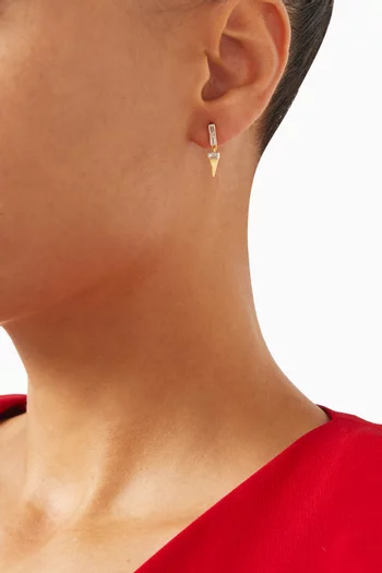 'I Guess' Earrings in 24kt Gold-plated Sterling Silver