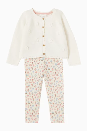 Crochet Cardigan in Organic Cotton