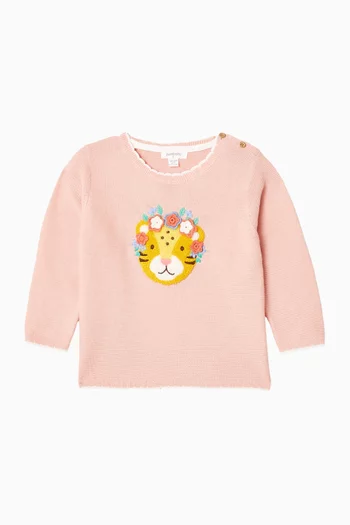 سترة فريدا مطرزة قطن عضوي