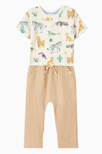 Slouchy Crinkle Pants