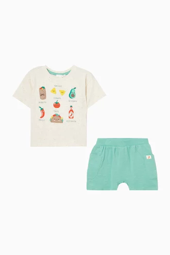 طقم سمول بايتس قطن عضوي