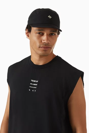 247 Panelled Taped Cap in Nylon