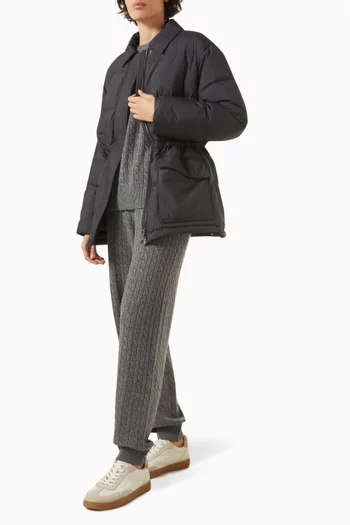 جاكيت مبطن بالزغب