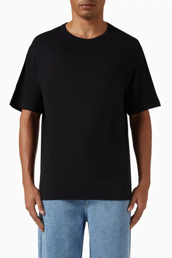 تي شيرت 401 بقصة فضفاضة قطن