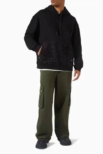 401 Drawstring Hoodie in Cotton-fleece