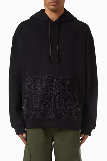 401 Drawstring Hoodie in Cotton-fleece