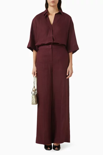 Button-up Shirt in Linen