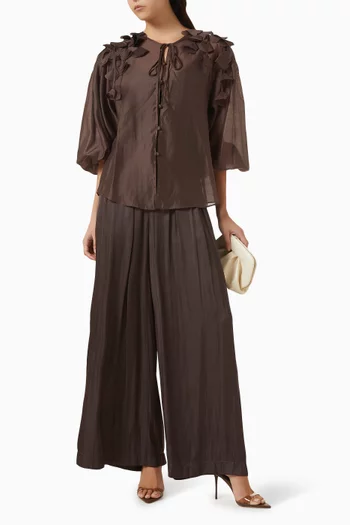 بلوزة بكشكش