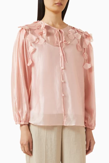 بلوزة بكشكش