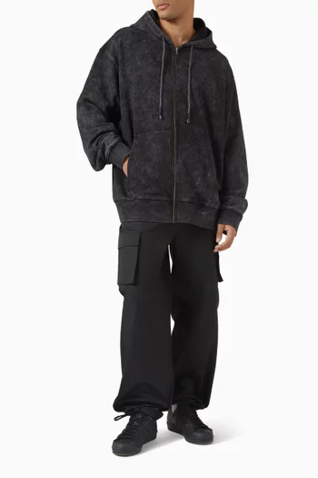 Zip Hoodie 001 in Cotton