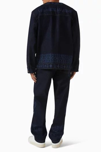 جاكيت 001 مطرز دينم