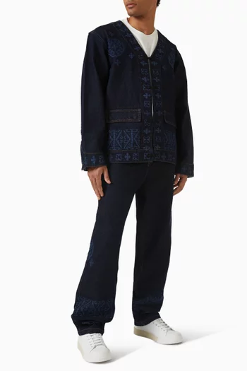 001 Relaxed-fit Pants in Denim