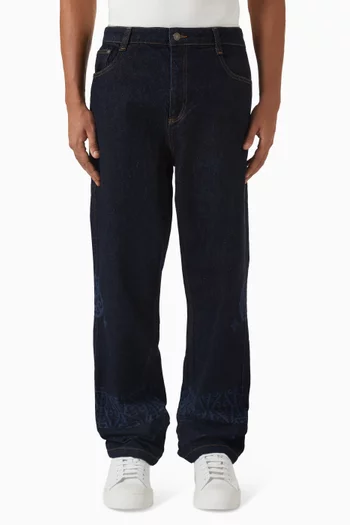 001 Relaxed-fit Pants in Denim