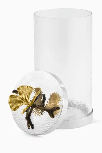 Large Butterfly Ginkgo Canister