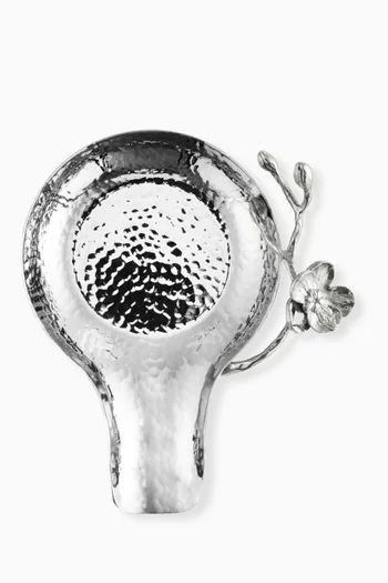 White Orchid Spoon Rest