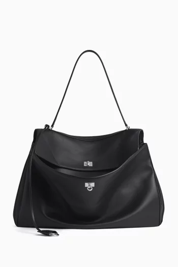 XL Rodeo Handbag in Calfskin Leather