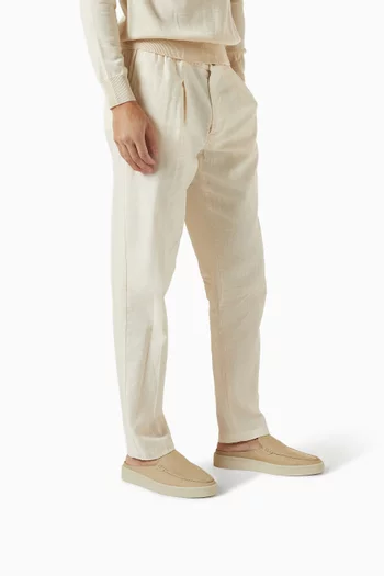 حذاء مفتوح إيربان كتان