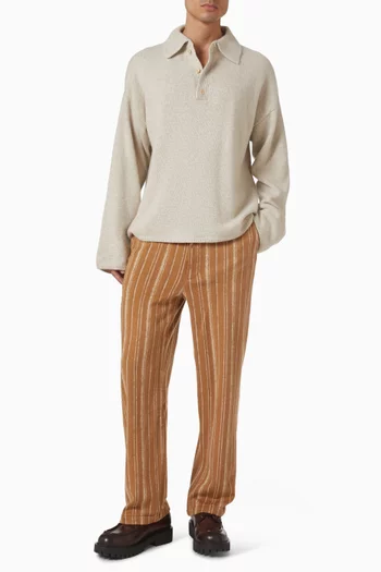 Dume Rugby Sweater in Cashmere