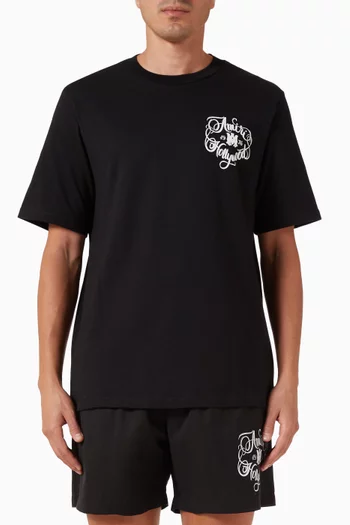 Hollywood-print T-shirt in Cotton