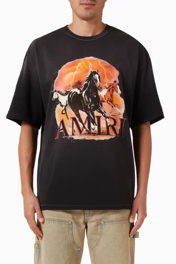 Plains Oversized T-shirt in Cotton