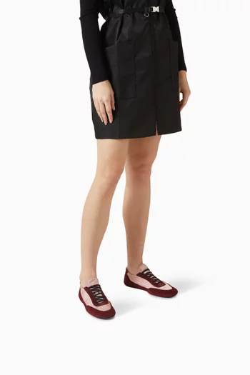 سنيكرز بتصميم قابل للطي نايلون معاد تدويره وشمواه