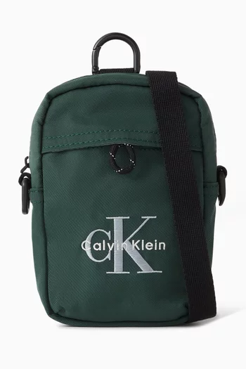 Logo Reporter Crossbody Bag in Nylon