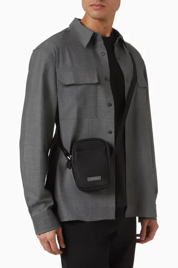 حقيبة ريبورتر بتصميم رفيع أنيق نايلون معاد تدويره