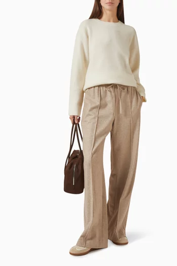 سترة بفتحة رقبة مستديرة كشمير