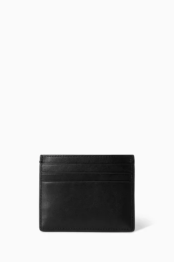 Bold CK Card Case in Leather