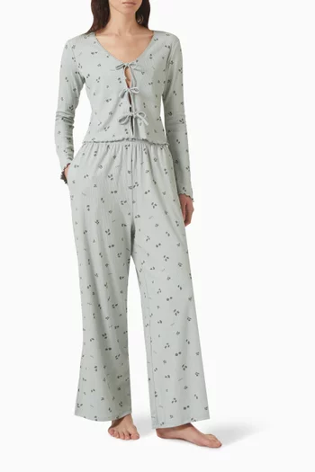 Sleep Lounge Wide-leg Pants