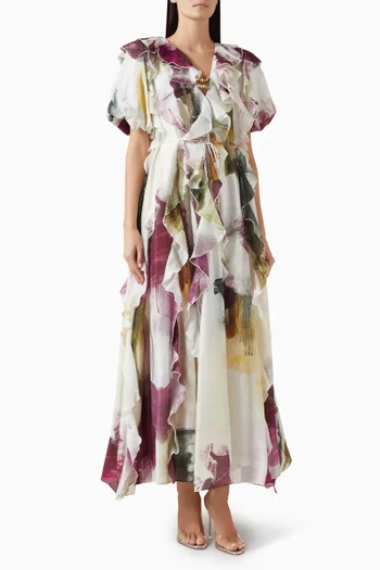 Voyager Maxi Dress in Tencel Blend
